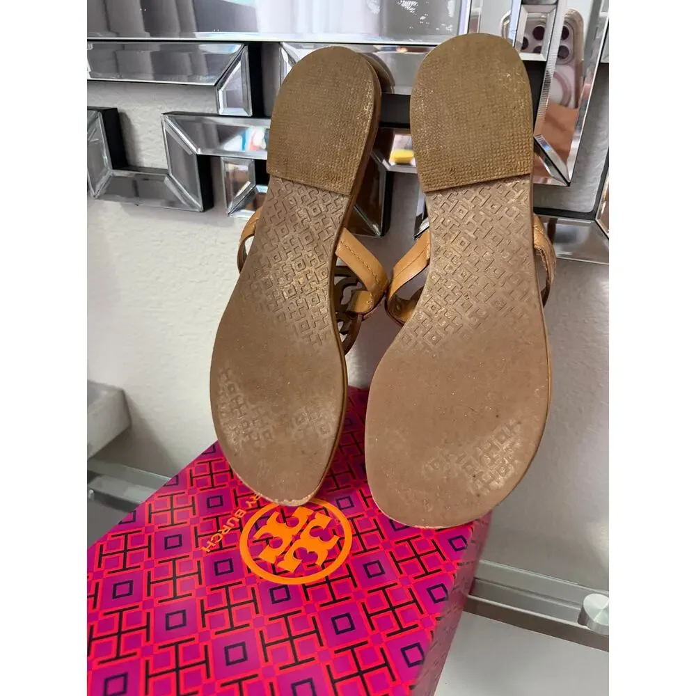 Tory Burch Miller Brown Sandals Size 8.5